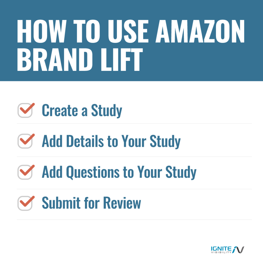 How to Use Amazon Brand Lift