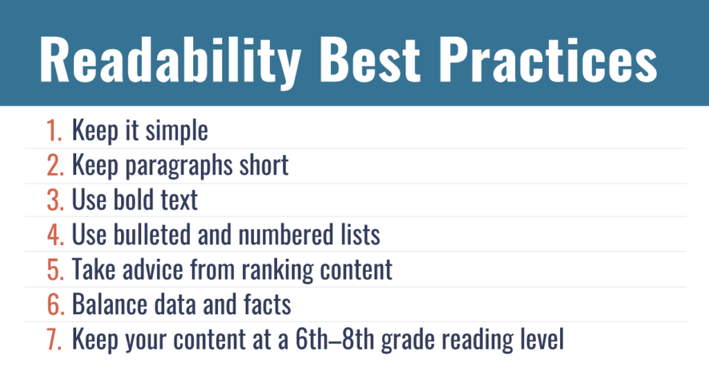 Readability Best Practices