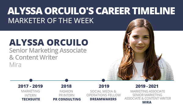 Alyssa Orcuilo's Career Timeline