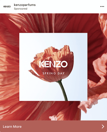 Promoted Explore Ad Post from Kenzo Parfums