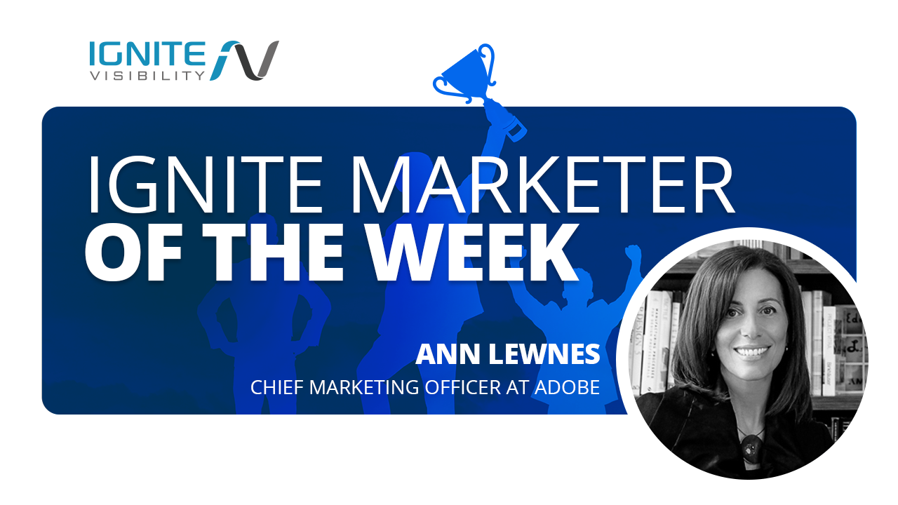 Ann Lewnes, Chief Marketing Officer at Adobe