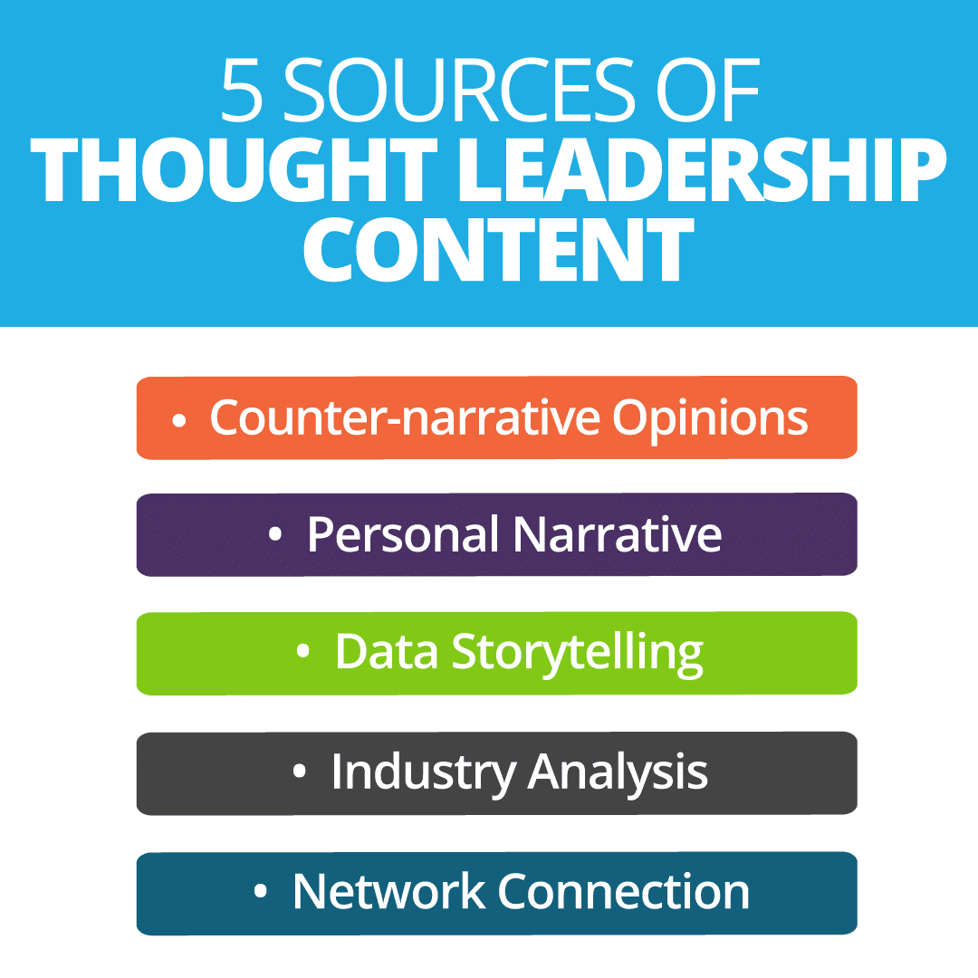 5 Sources of Thought Leadership