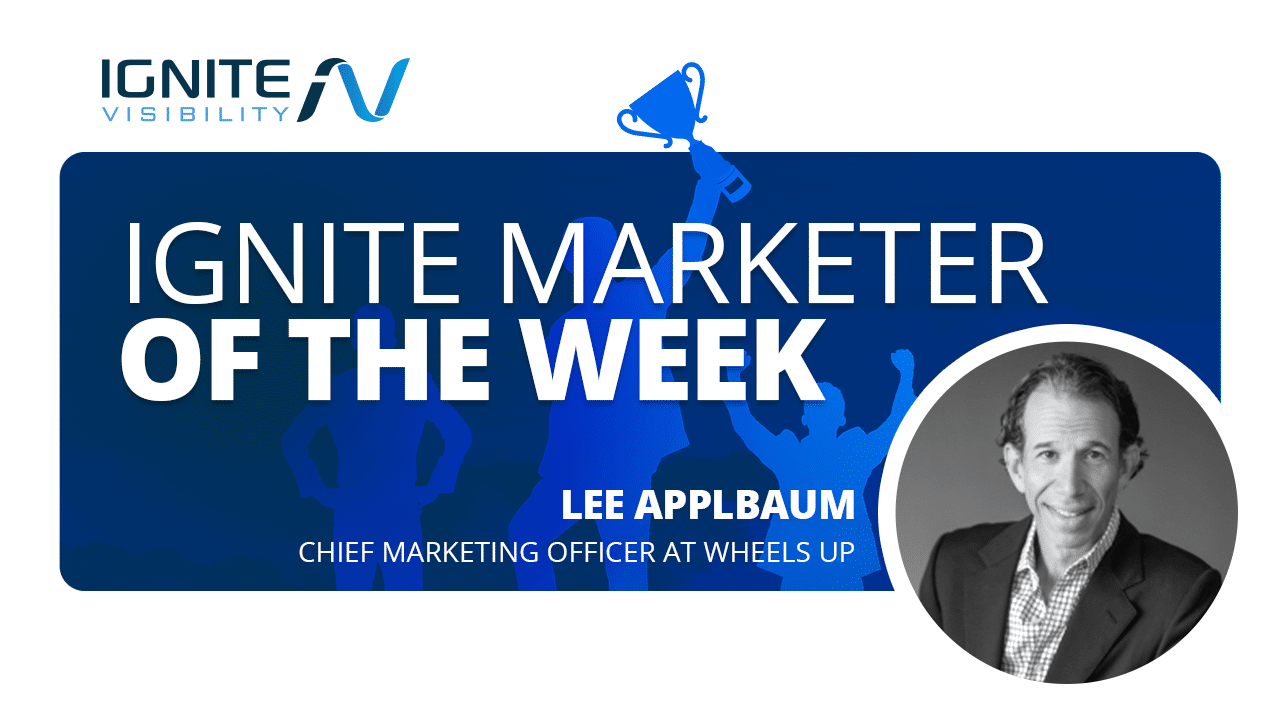Marketer of the Week - Lee Applbaum