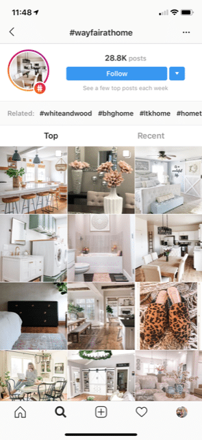 Wayfair's #Wayfairathome is powered by user-generated content