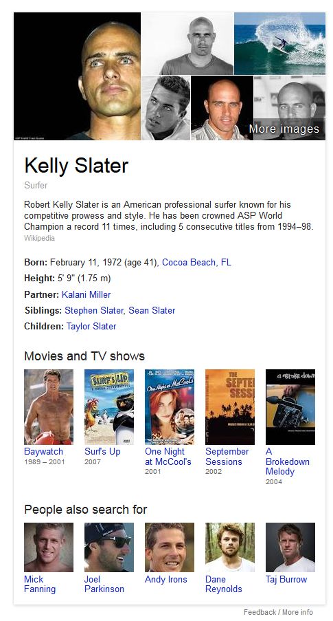 Google Knowledge Graph Example