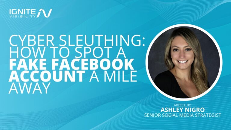 How to Catch a Fake Facebook Account