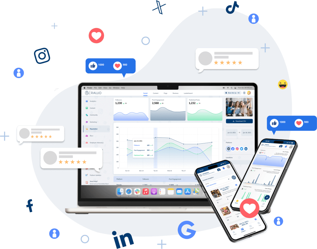 Rallio - Social and brand reputation management tool
