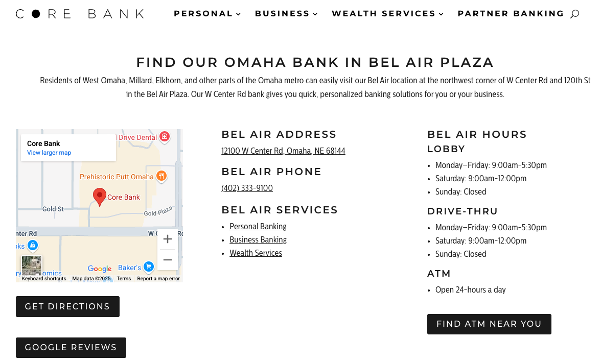 core-Bank-has-an-embedded-Google-Map-on-city-pages-with-other-detailed-information-to-direct-visitors