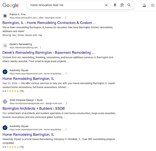 Examples-of-results-for-local-keyword-optimization-targeting-near-me-searches