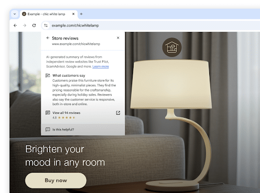 AI-Powered-Store-Summaries-Come-to-Google-Chrome