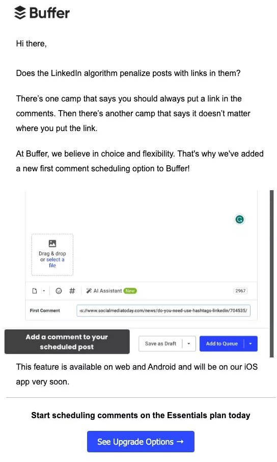 Buffer-upsell-email-example