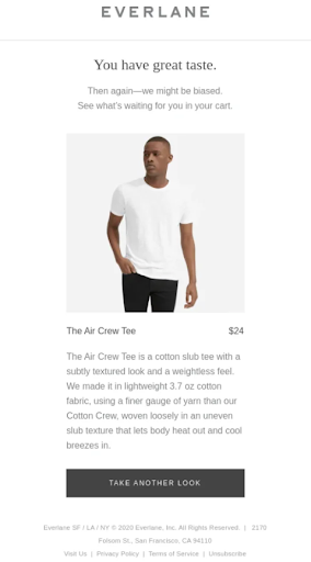 Cart-abandonment-email-example