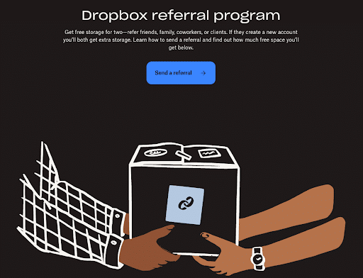 Dropbox-referral-program-for-customer-activation