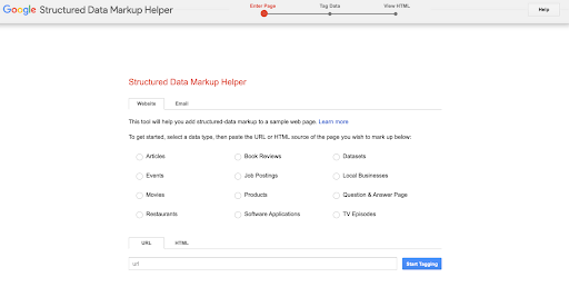 Googles-Structured-Data-Markup-Helper