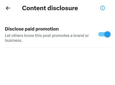 X-Launches-Paid-Promotion-Tags