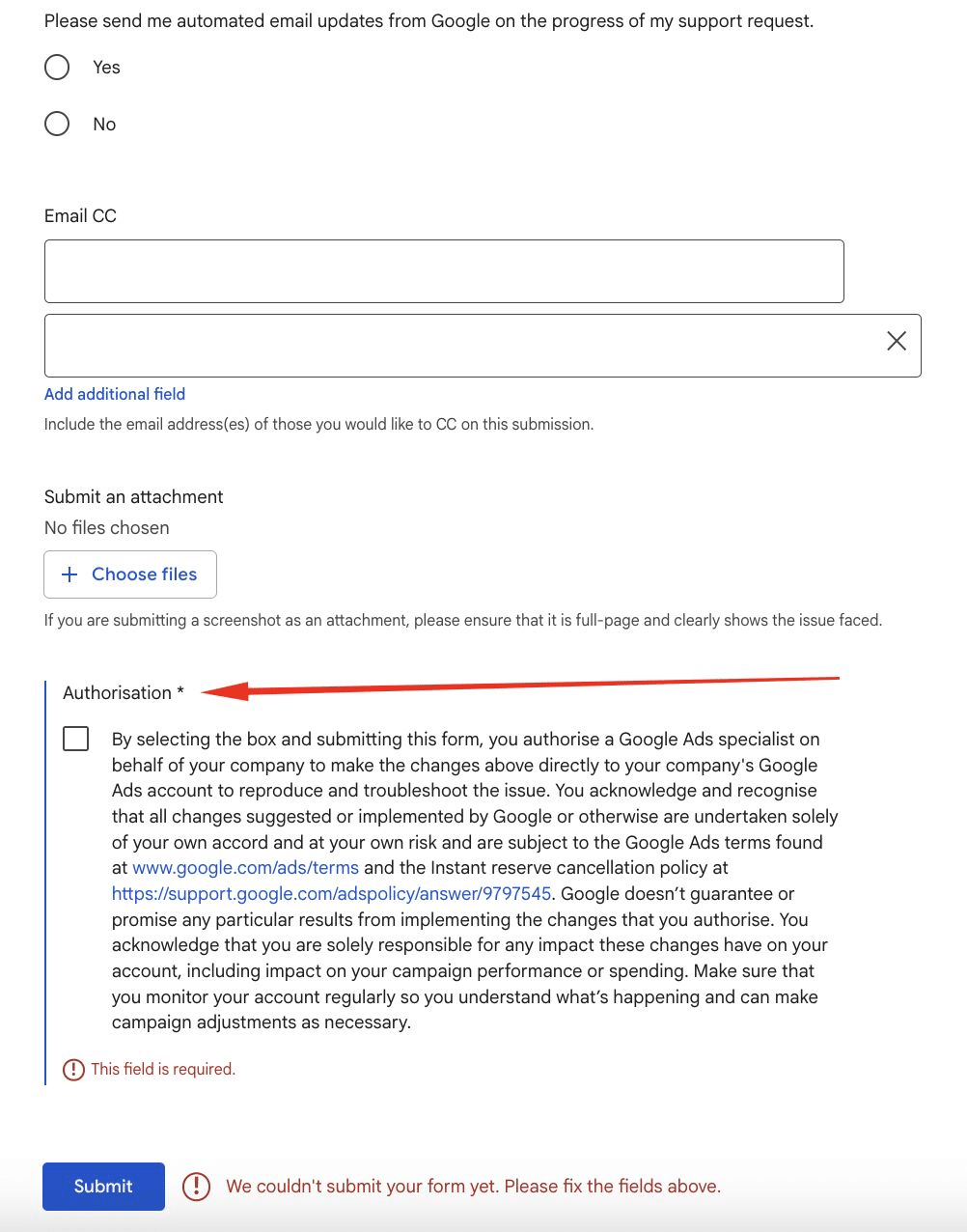 Google-Ads-Support-Issues-New-Requirements