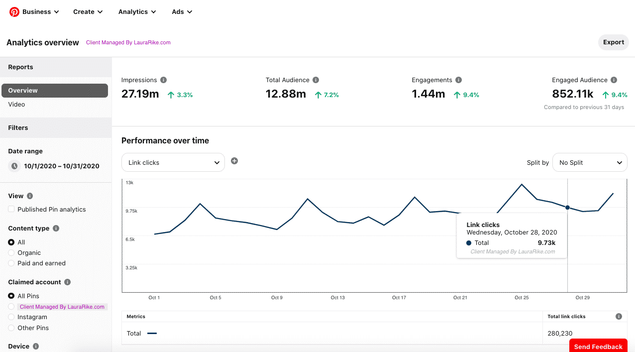 Pinterest-analytics-dashboard