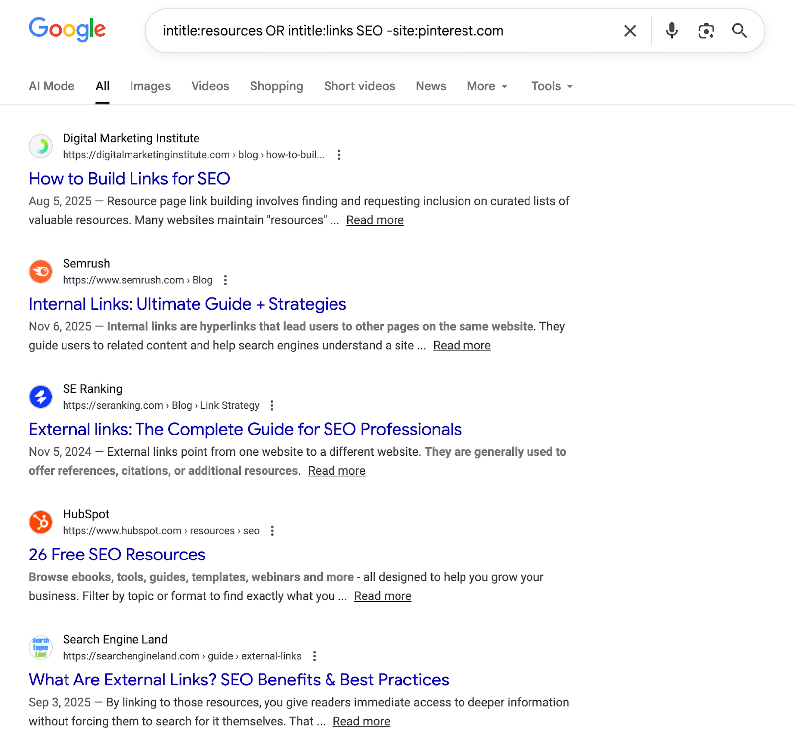 example-finding-Specific-Resource-Pages