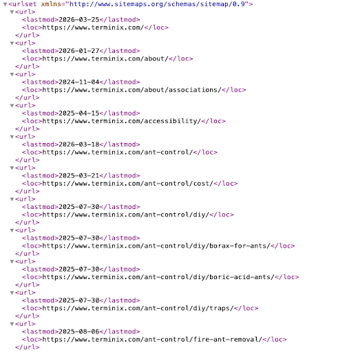 Example-of-an-XML-sitemap-for-pest-control-company-SEO