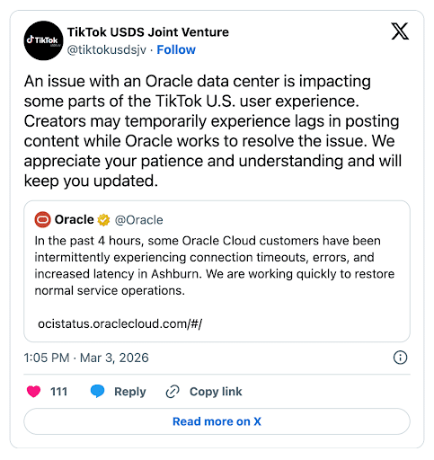TikTok-Experiences-Second-Outage-Since-Oracle-Sale