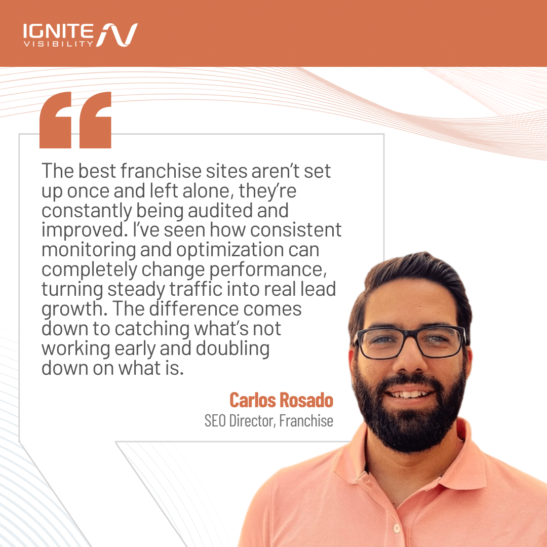 Carlos-Rosado-quote-on-Franchise-Website-Audit-Checklist