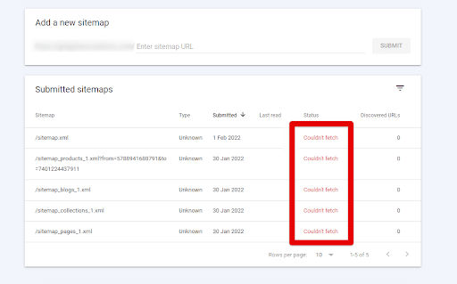 Google-Search-Console-couldnt-fetch-error