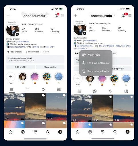 Instagram-Tests-New-Profile-Features