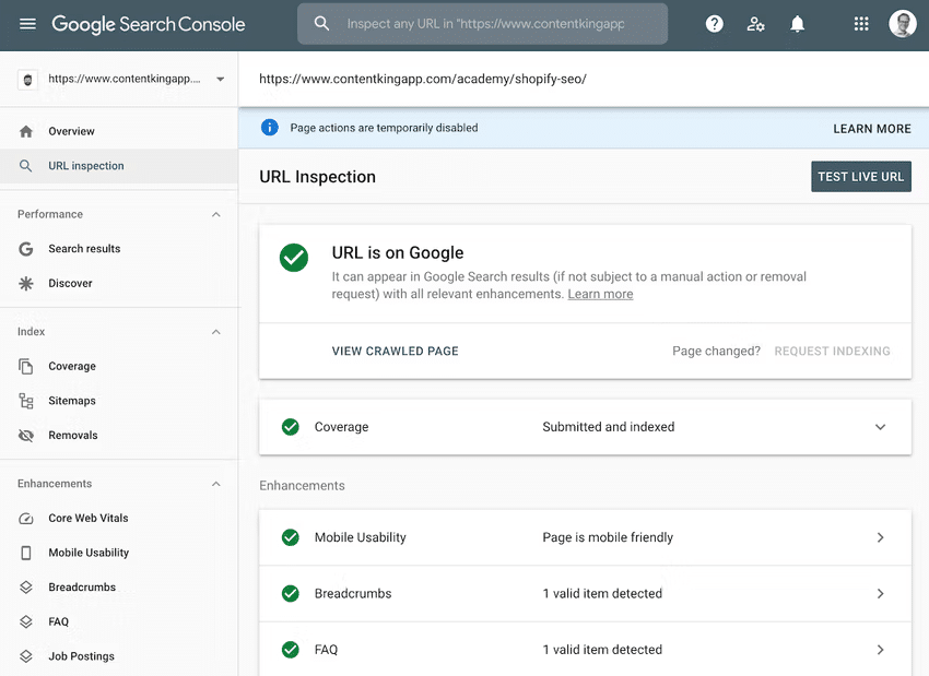 Google-Search-Consoles-URL-Inspection-Tool