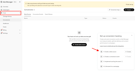 conversion-data-source-in-the-tools-menu