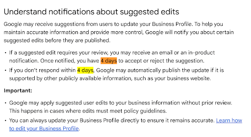 Google-Business-Profile-says-you-have-4-Days-to-Accept-User-Edits