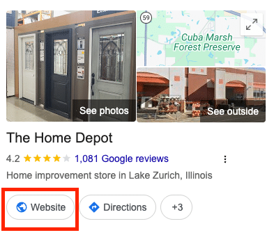 Home-Depot-Google-Business-Profile