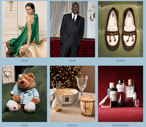 Bloomingdales-holiday-gift-guide-for-different-audience-segments