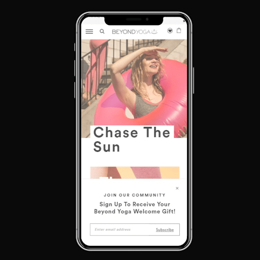 Exit-intent-popup-mobile-example